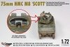 MIRAGE 720002 1:72 75mm HMC M8 SCOTT wczesne wersje Operacja Overlord, 82. pancerny batalion rozpoznawczy 2 Dywizja Pancerna, Barenton, lipiec 1944 r
